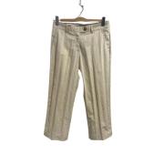 Pre-owned Cotton bottoms Burberry Vintage , Beige , Dames