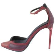 Pre-owned Sandalen Burberry Vintage , Red , Dames