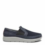 Heren Elastische Instaploafers New Feet , Blue , Heren