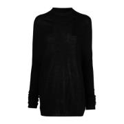 Crater Gebreide Coltrui Zwart Rick Owens , Black , Heren