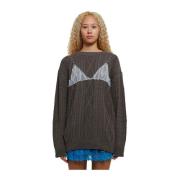 Grijze Lace-One Sweater Andersson Bell , Gray , Dames