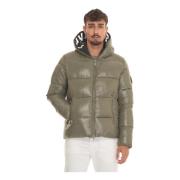 Gewatteerde Hooded Harrington Jas Save The Duck , Green , Heren