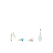 Blauwe Acqua Piercing Set - Prachtige sieraden voor vrouwen Panconesi ...