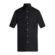 Zwart korte mouwen shirt Maison Margiela , Black , Heren