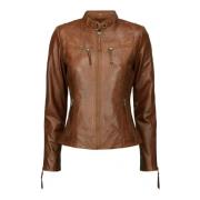 Bikerjack Leer 10245 Donker Cognac Btfcph , Brown , Dames