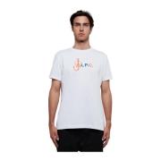 Wit Katoenen T-Shirt met Korte Mouwen A.p.c. , White , Heren