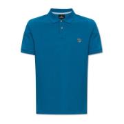 Patch poloshirt PS By Paul Smith , Blue , Heren