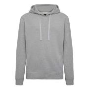 Katoen Gemengde Hoodie Sweater Boggi Milano , Gray , Heren