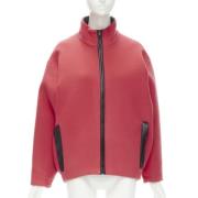 Pre-owned Wool outerwear Balenciaga Vintage , Red , Dames