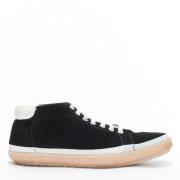 Pre-owned Suede sneakers Bottega Veneta Vintage , Black , Dames