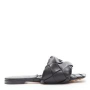 Pre-owned Leather flats Bottega Veneta Vintage , Black , Dames