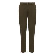 Stretch katoenen broek Boggi Milano , Green , Heren