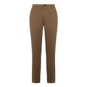 Stretch katoenen broek Boggi Milano , Brown , Heren