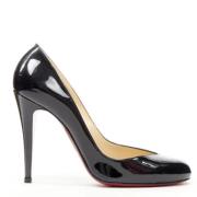 Pre-owned Leather heels Christian Louboutin Pre-owned , Black , Dames