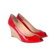 Pre-owned Sandalen Christian Louboutin Pre-owned , Red , Dames