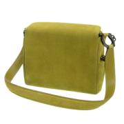 Pre-owned Suede shoulder-bags Salvatore Ferragamo Pre-owned , Green , ...