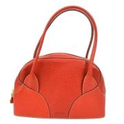 Pre-owned Leather handbags Loewe Pre-owned , Red , Dames