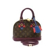 Pre-owned Canvas handbags Louis Vuitton Vintage , Brown , Dames