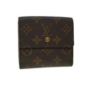 Pre-owned Canvas wallets Louis Vuitton Vintage , Brown , Dames