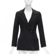 Pre-owned Wool outerwear Chanel Vintage , Black , Dames