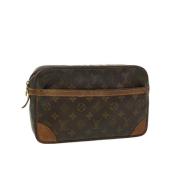 Pre-owned Canvas louis-vuitton-bags Louis Vuitton Vintage , Brown , Da...