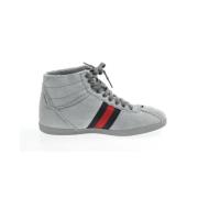 Pre-owned Suede sneakers Gucci Vintage , White , Dames