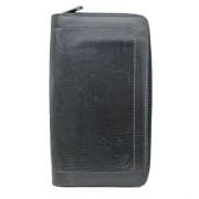 Pre-owned Leather wallets Louis Vuitton Vintage , Gray , Dames