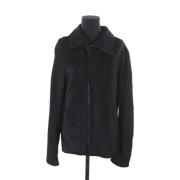 Pre-owned Leather outerwear Armani Pre-owned , Black , Dames