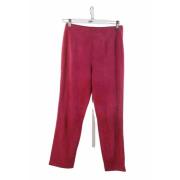 Tweedehands Fluweel broeken-shorts-rokken Chanel Vintage , Pink , Dame...