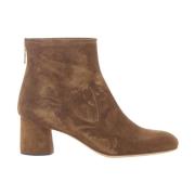 Elegante Cognac Enkellaarzen AGL , Brown , Dames