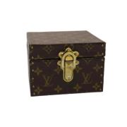 Pre-owned Canvas home-office Louis Vuitton Vintage , Brown , Dames