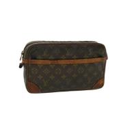 Pre-owned Canvas louis-vuitton-bags Louis Vuitton Vintage , Brown , Da...