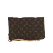 Pre-owned Canvas wallets Louis Vuitton Vintage , Black , Dames