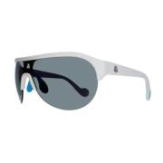 Pre-owned Fabric sunglasses Moncler Pre-owned , White , Dames