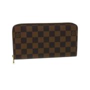 Pre-owned Canvas wallets Louis Vuitton Vintage , Brown , Dames