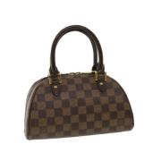 Pre-owned Canvas handbags Louis Vuitton Vintage , Brown , Dames