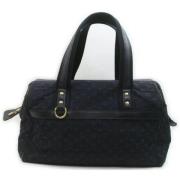 Tweedehands handtas Louis Vuitton Vintage , Black , Dames