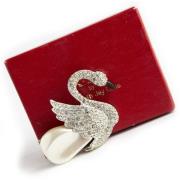 Swan Brooch Kenneth Jay Lane Pre-owned , Gray , Dames