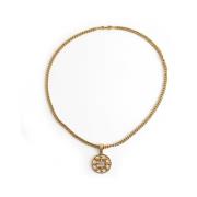 Ronde strass ketting Givenchy Pre-owned , Yellow , Dames