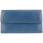 Tweedehands portemonnees Louis Vuitton Vintage , Blue , Dames