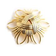 broche Kenneth Jay Lane Pre-owned , Yellow , Dames