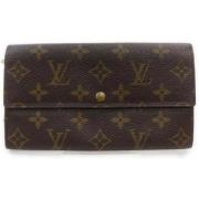 Tweedehands portemonnees Louis Vuitton Vintage , Brown , Dames