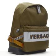 Pre-owned Nylon backpacks Versace Pre-owned , Green , Dames