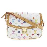 Pre-owned Canvas louis-vuitton-bags Louis Vuitton Vintage , White , Da...