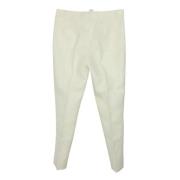Pre-owned Cotton bottoms Dolce & Gabbana Pre-owned , White , Dames