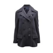 Pre-owned Wool outerwear Ralph Lauren Pre-owned , Black , Dames