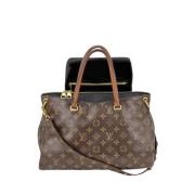 Tweedehands Canvas Monogram Pallas MM Noir Handtas Louis Vuitton Vinta...