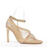 Pre-owned Mesh heels Bottega Veneta Vintage , Beige , Dames