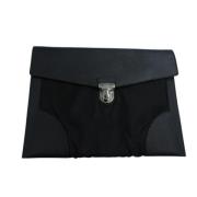 Pre-owned Leather clutches Prada Vintage , Black , Dames