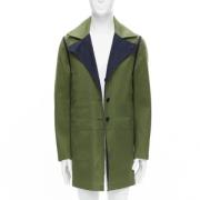 Pre-owned Cotton outerwear Valentino Vintage , Green , Dames